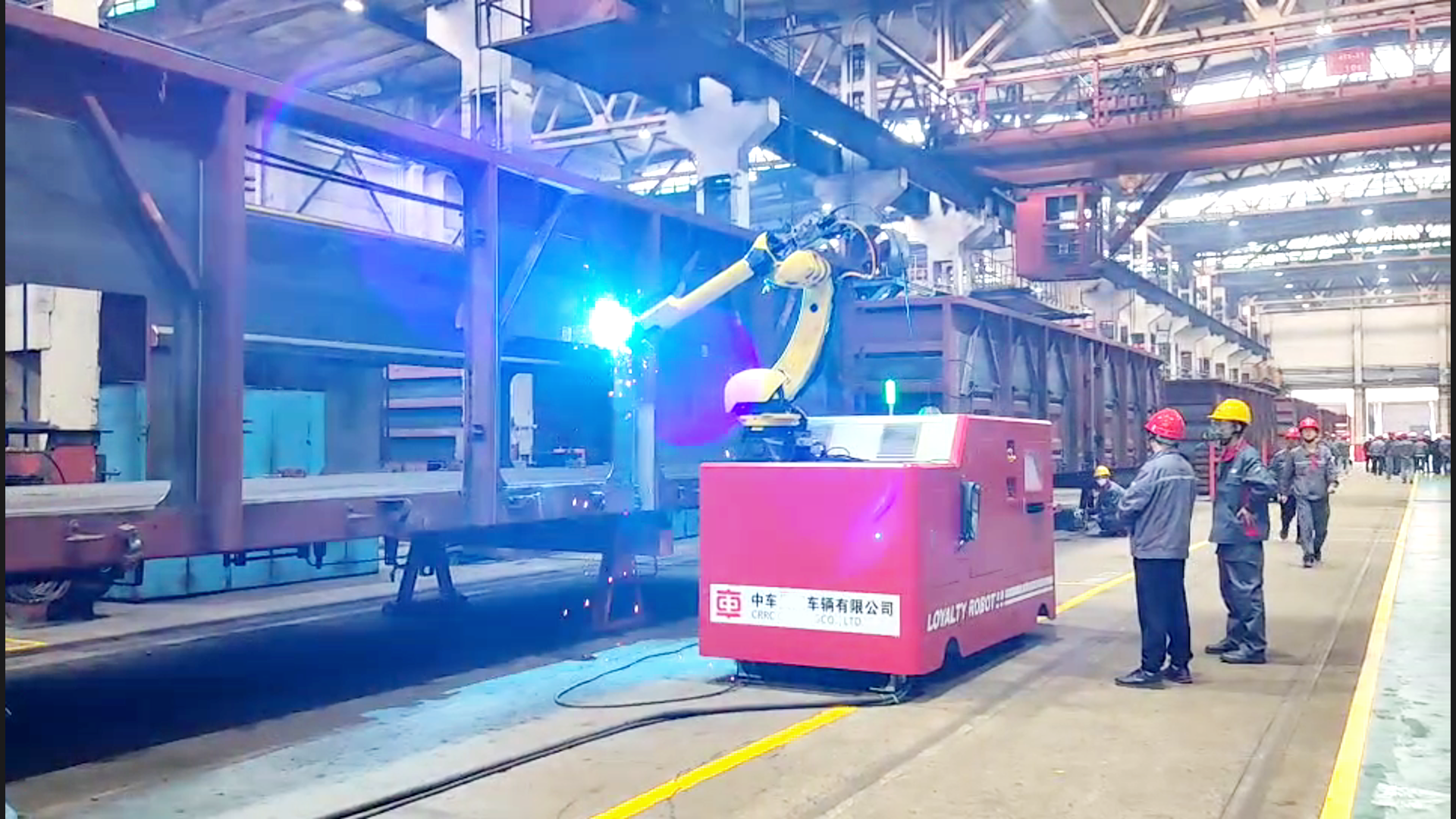 Large State-Owned Enterprise for Rail Transit LE Robotics Welding Workstation