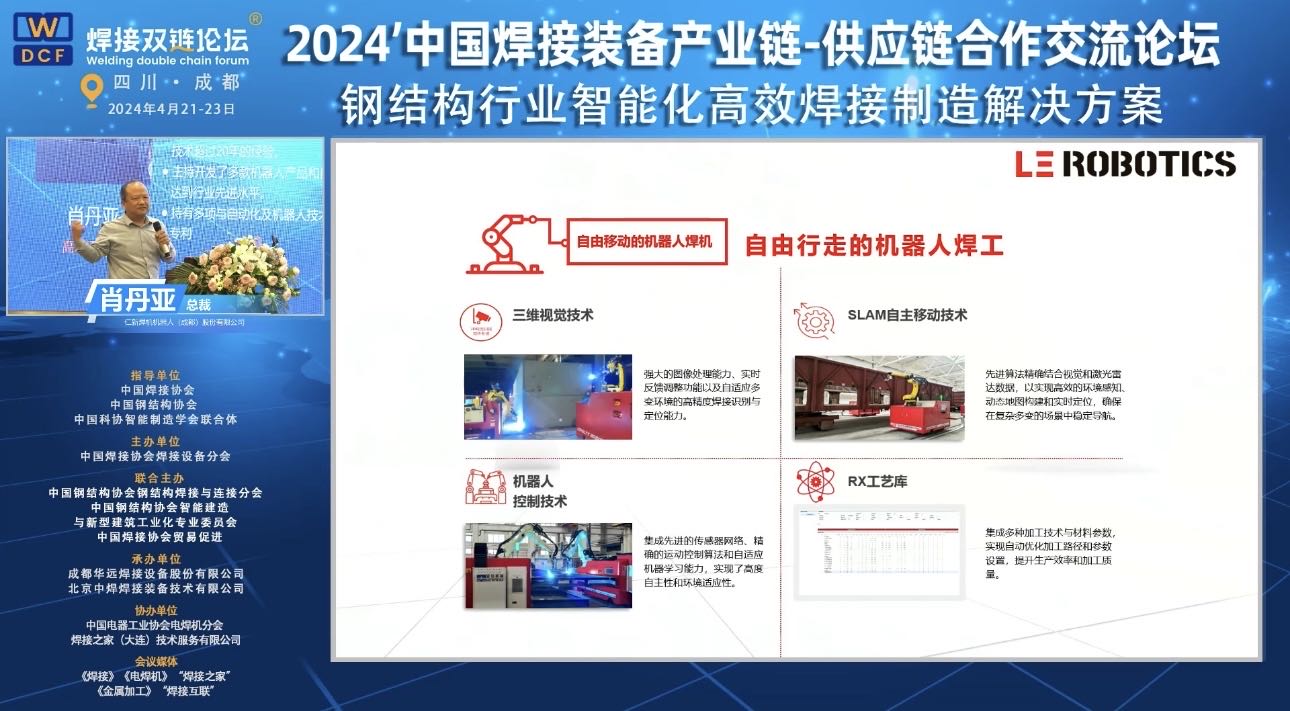 The '2024 China Welding Equipment Industry Chain - Supply Chain Cooperation Exchange Forum' concluded successfully! LE Robotic Welder delivered a spee